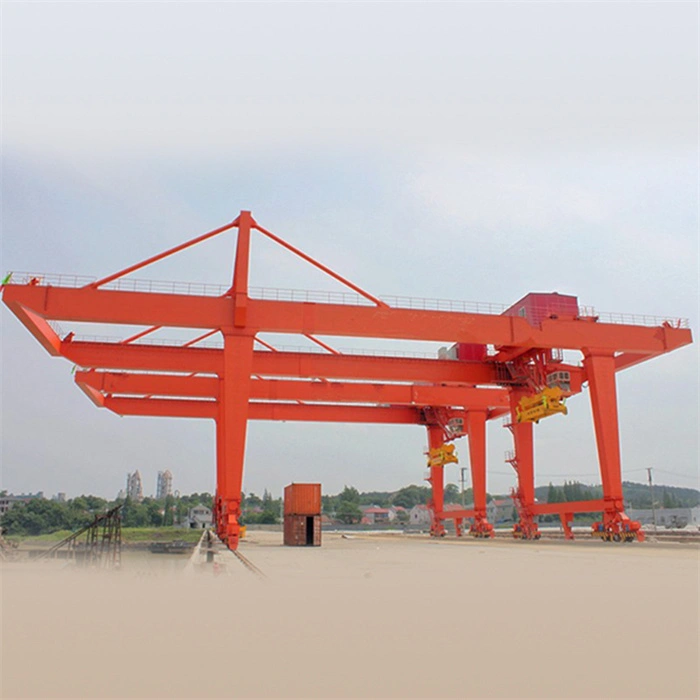 Rail mounted gantry cranes