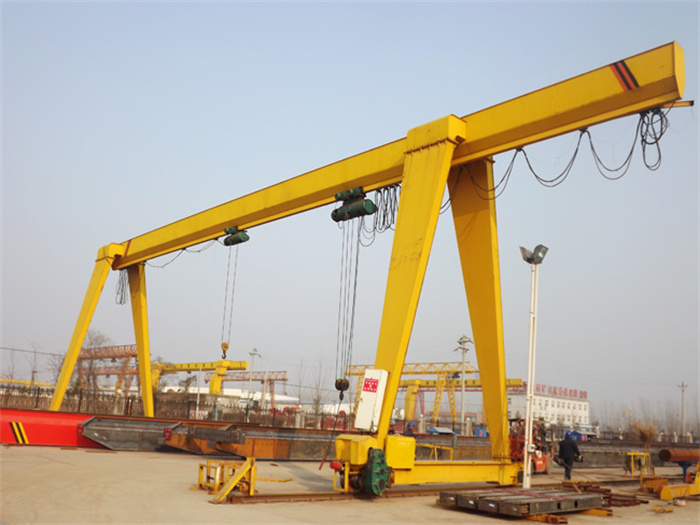 mh type single beam gantry crane box type7