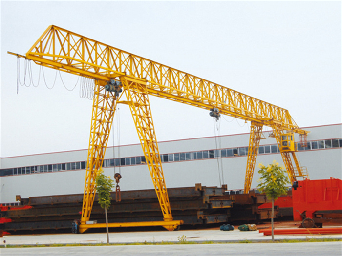 mh type single beam gantry crane trussed type7