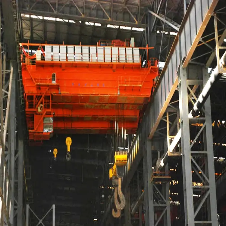 Double Girders or Beams Heavy Duty EOT or e.o.t Metallurgy Charging Crane