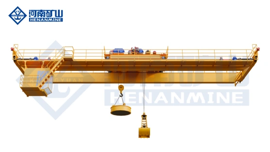 Grab bucket electromagnetic dual-purpose bridge crane 2.webp