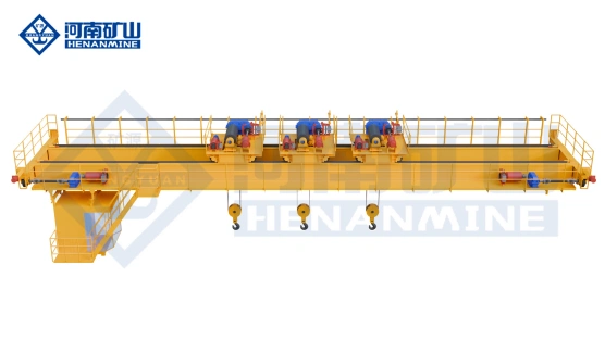 Three-trolley hook bridge crane.webp