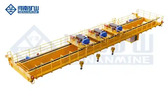 Three Trolley Hook Bridge Crane.webp