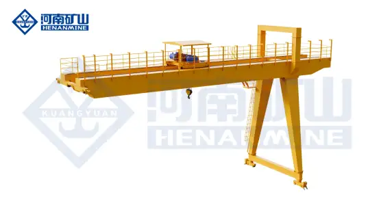 Double Girder Electric Hoist Semi Gantry Crane.webp