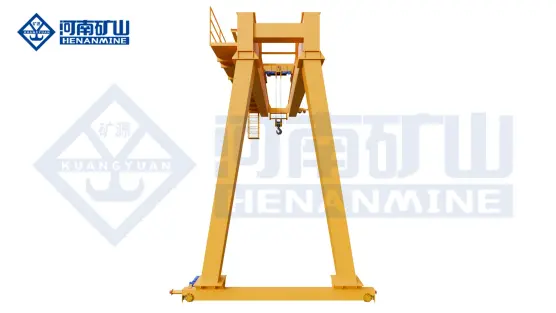 New Type Of Double Girder Electric Hoist Semi Gantry Crane.webp