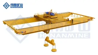 Upper Rotating Electromagnetic Hanging Beam Bridge Crane