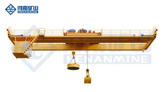 Grab Bucket Electromagnetic Dual-Purpose Bridge Crane3.webp
