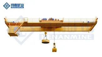 Grab Bucket Electromagnetic Dual-Purpose Bridge Crane