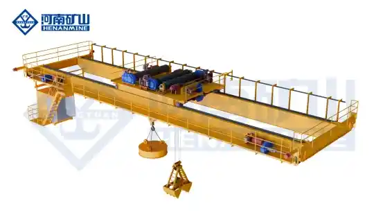 Grab Bucket Electromagnetic Dual-Purpose Bridge Crane.webp